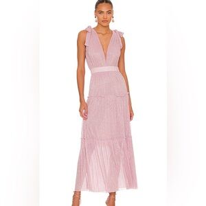 Sabina Musayev X Revolve Helena Dress in Pink Lavender